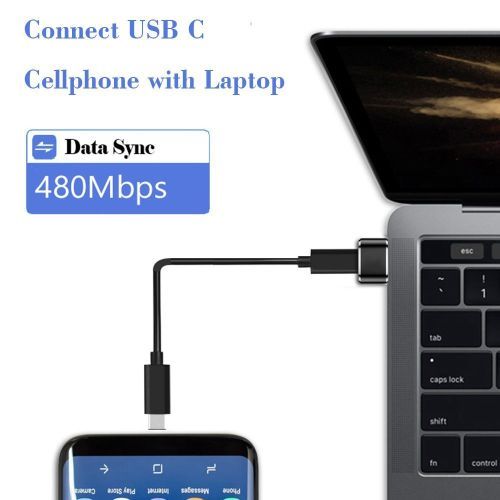 USB Male To Type-c Female Converter Phone Adapter