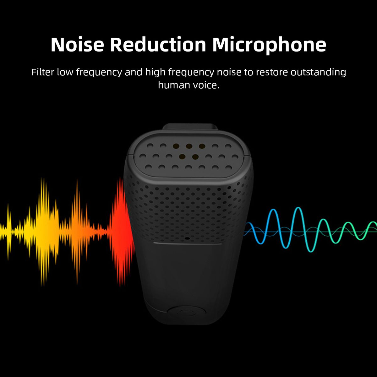 2.4GHz Wireless Microphone Clip-on Lavalier Microphone