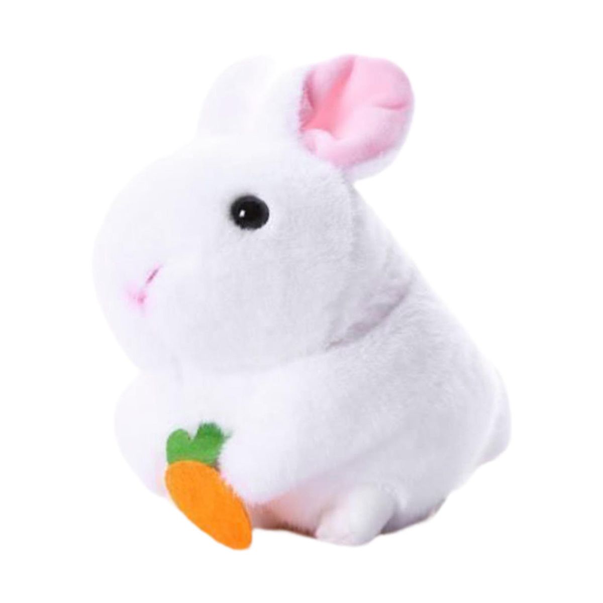 Stuffed Plush Animal Toys Clockwork Wagging Tail Rabbit