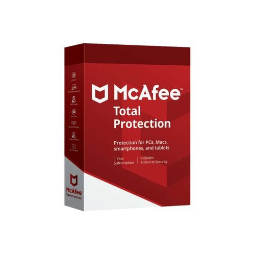 McAfee Total Security 2023 For 1/3/5/10 Devices - 1 Year License Key