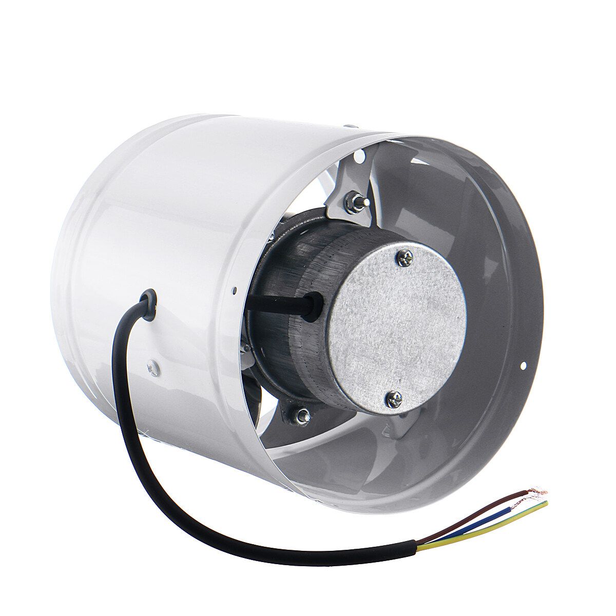 Powerful Pipe Exhaust Fan 150mm 6'' Ventilation Air Blower Kitchen Toilet Office White Without Plug