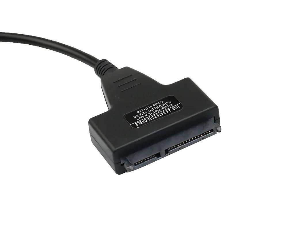 USB 2.0 to SATA 7+15 Pin Adapter Cable For 2.5" HDD Hard Disk Drive USB 2.0 Adapter Cable SATA Data Cable For 2.5 HDD Laptop