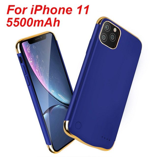 5500mah Phone Case For Iphone 11 6000mah Phone Charging For