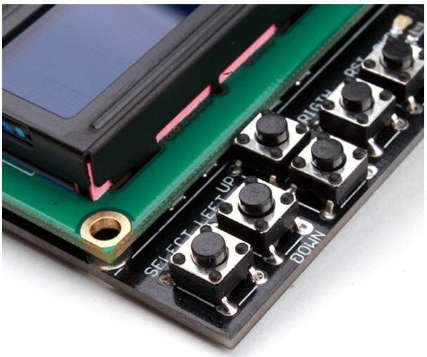 Keypad Shield Blue Backlight For Arduino Robot LCD 1602 Board