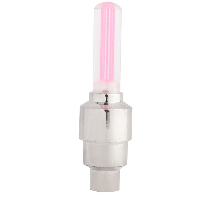 2 PCS Fireflies Series Motion Activated LED Wheel Lights For Bikes And Cars(Pink)