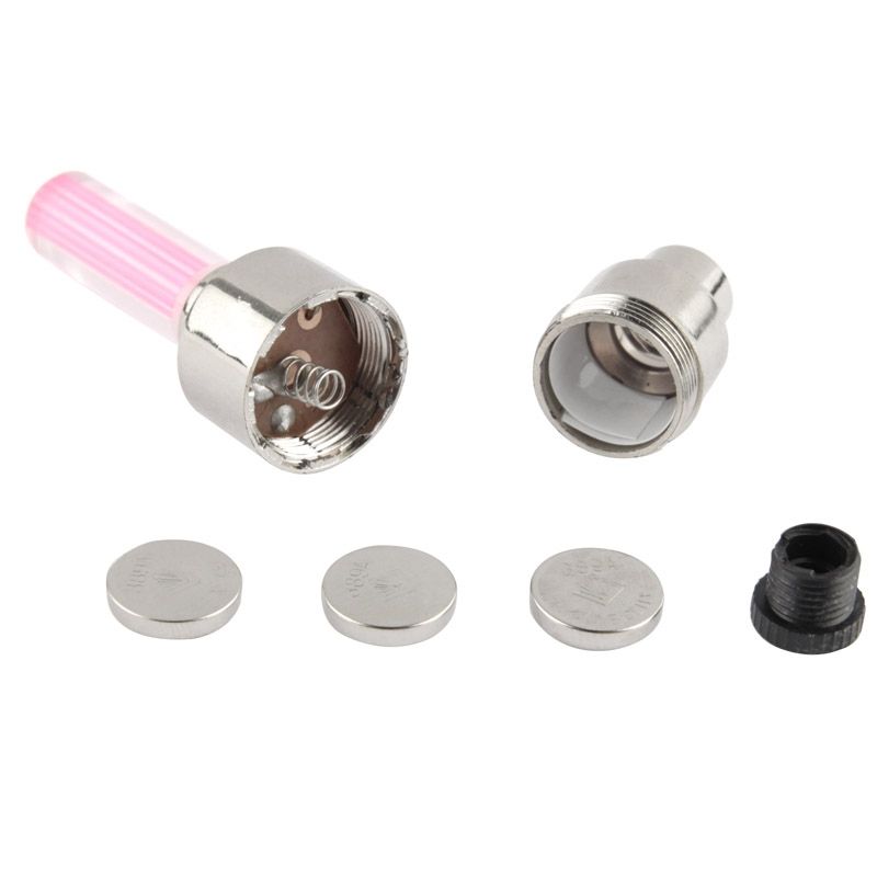 2 PCS Fireflies Series Motion Activated LED Wheel Lights For Bikes And Cars(Pink)