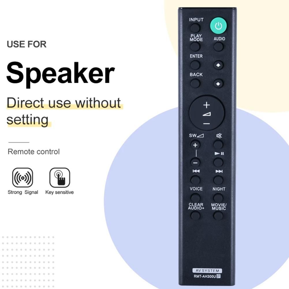 RMT-AH300U Soundbar Remote Control for Sony Sound Bar HT-CT291 SA-CT290 SA-CT291 HT-CT290 HTCT290