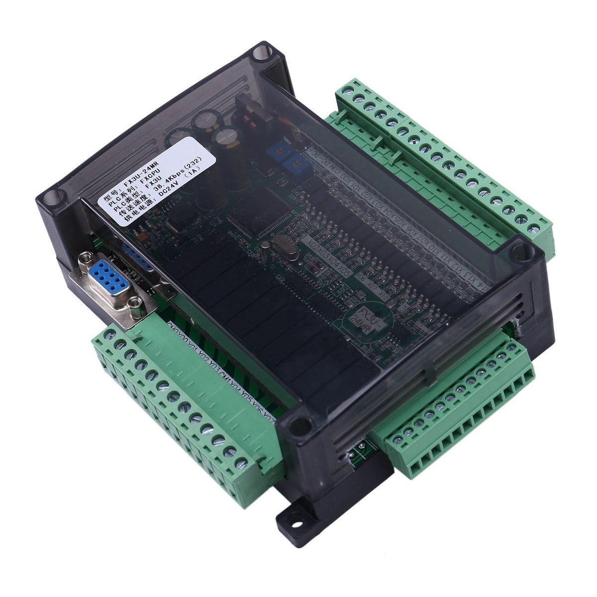 PLC Industrial Control Board FX3U-24MR High-Speed Household PLC Industrial Control Board PLC Controller Programmable