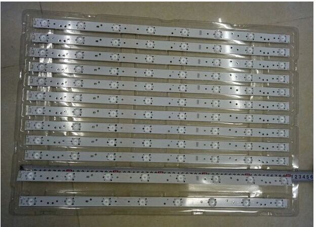 Strip Lamp New!! Large-size 10pcs 8 Roadside LCD, TV, Billboard Update 32'' Modification Backlight LED For 62cm*2cm Generic