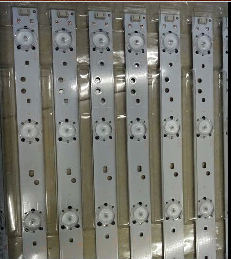 Strip Lamp New!! Large-size 10pcs 8 Roadside LCD, TV, Billboard Update 32'' Modification Backlight LED For 62cm*2cm Generic
