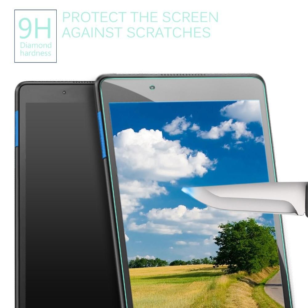 (2 Pcs)Tempered Glass Screen Protector Compatible for Lenovo Tab E8 8304F (8 Inch), 9H Hardness(Rounded Edge)