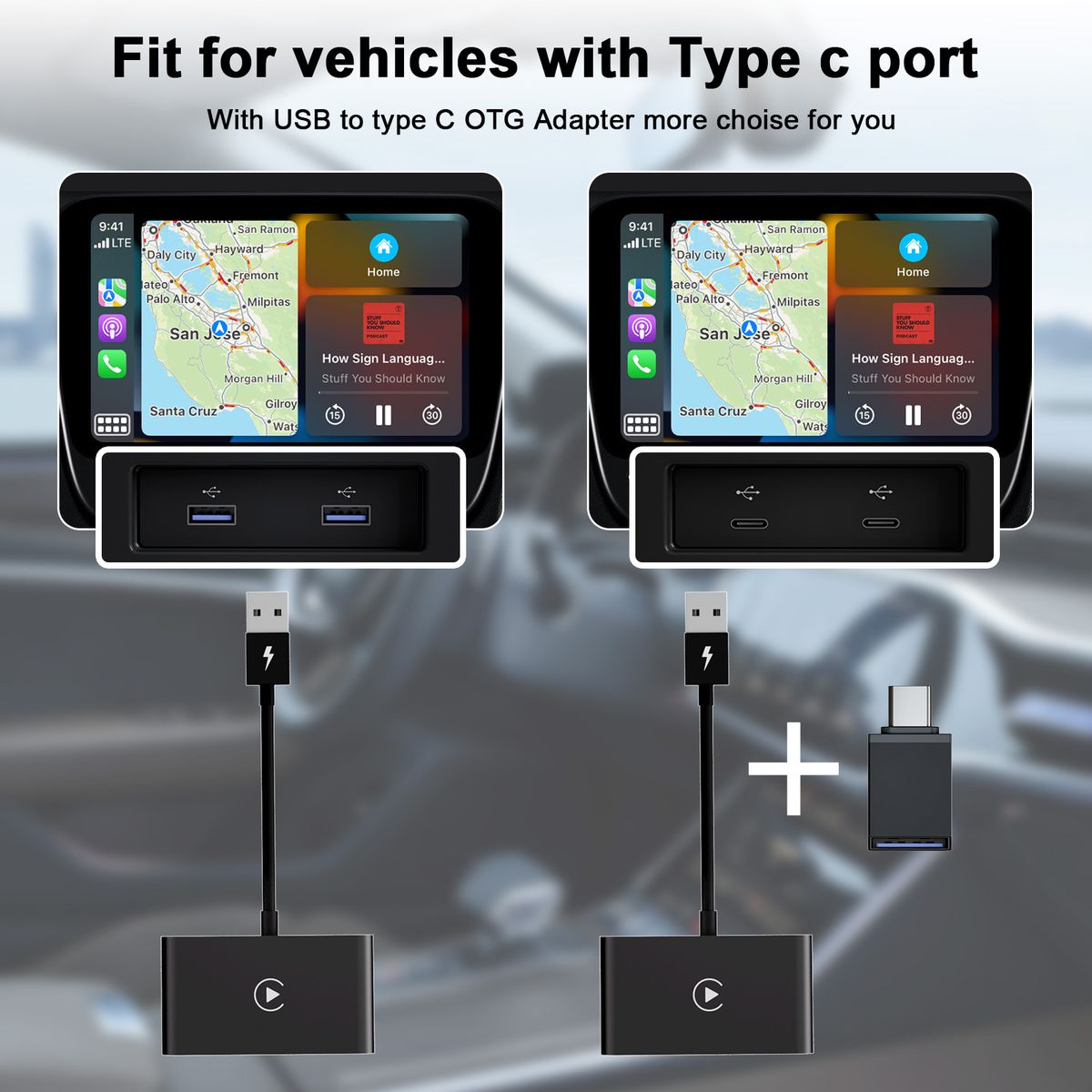 Suitable For Apple Mobile Phone Carplay Original Car Wired