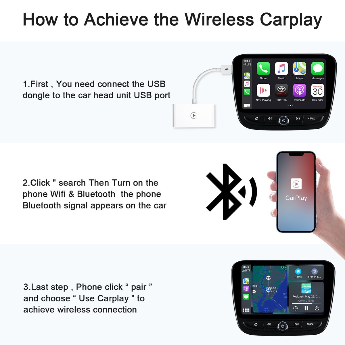 Suitable For Apple Mobile Phone Carplay Original Car Wired