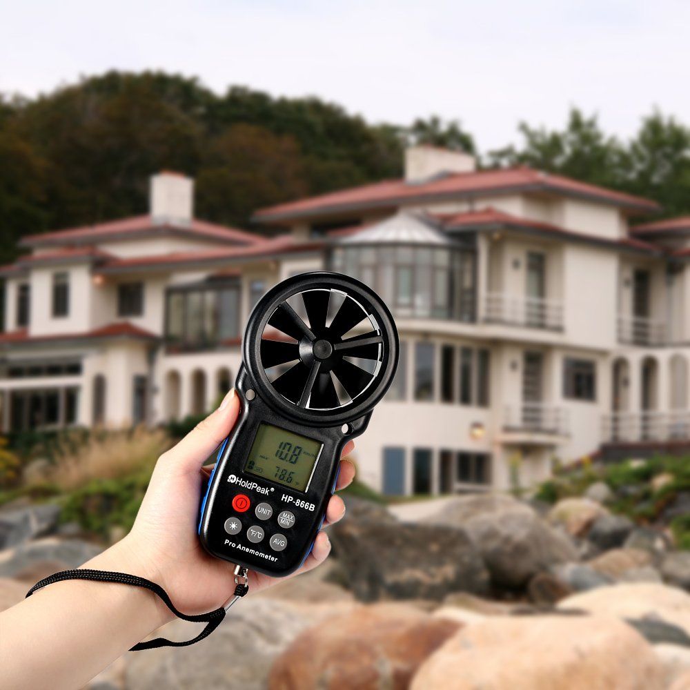 Holdpeak Hp 866b Digital Anemometer Wind Speed Meter