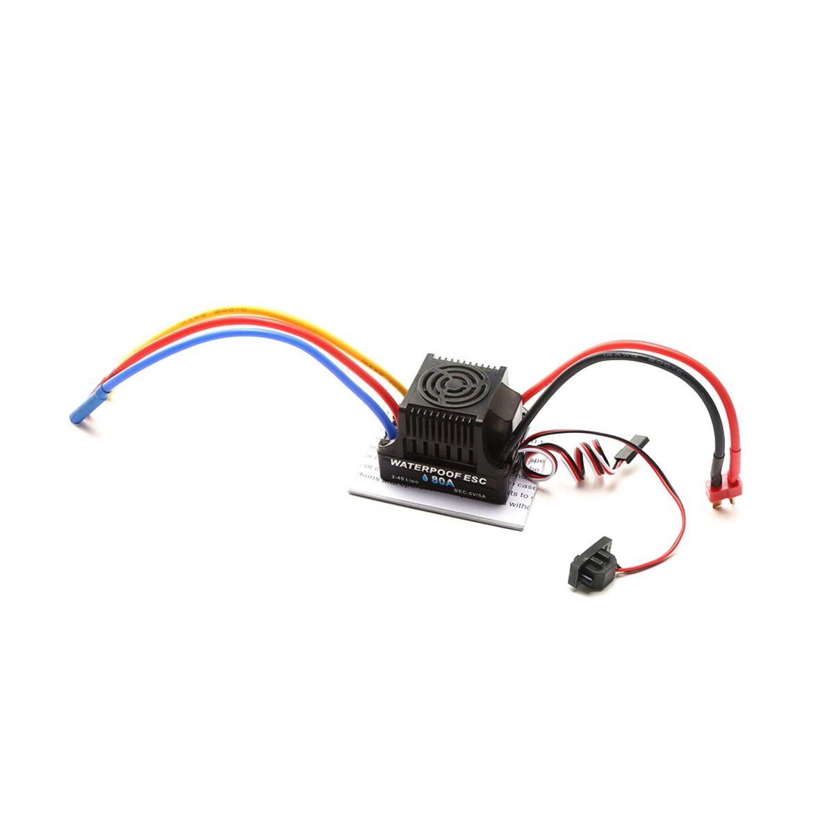 GTSKYTENRC Waterproof 3660 Brushless Motor 4200KV with 80A Brushless ESC 30KG Servo Programming Card Replacement for TRAX4 WLtoys Remote Control Car 1/8/1/10 Tamiya