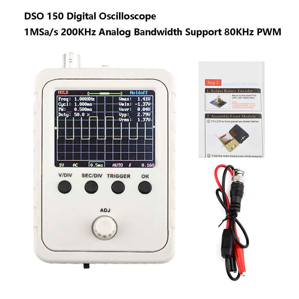 Assembled DSO150 Oscilloscope Digital Multimeter With
