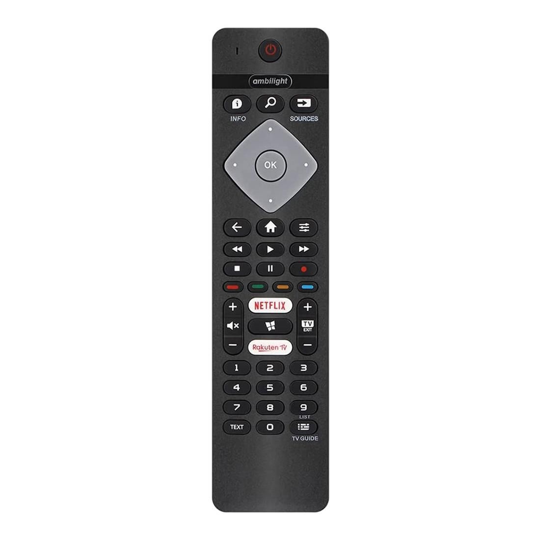 Remote Control Replacement for All Philips Ambilight 4K Smart LED TV 75PUS6754/12 65PUS6754/12 65PUS6704/12 55PUS6754