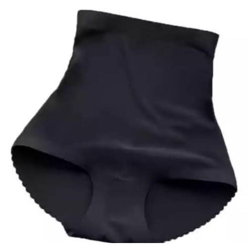 High Waist Women Butt Hip Pad & Enhancer Pant - Black