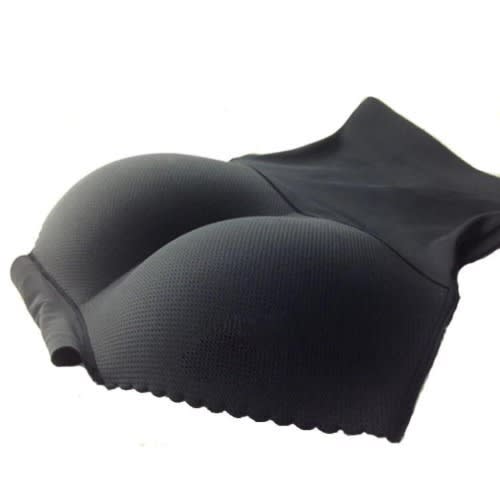 High Waist Women Butt Hip Pad & Enhancer Pant - Black
