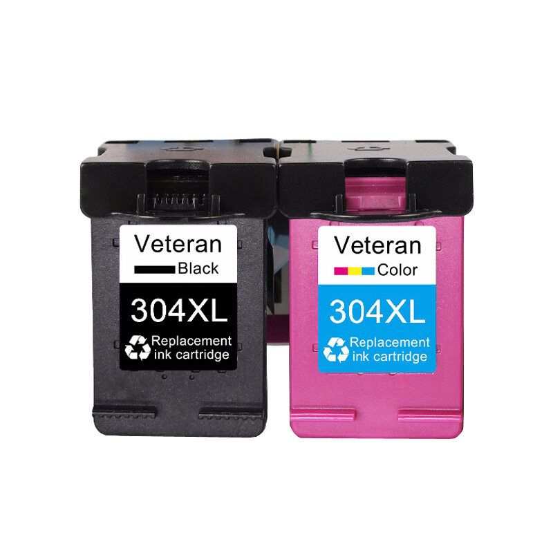 Veteran Ink Cartridge 304XL New Version For Hp304 304 Xl Deskjet Envy 2620 2630 2632 5030 5020 5032 3720 3730 5010 Printer Black