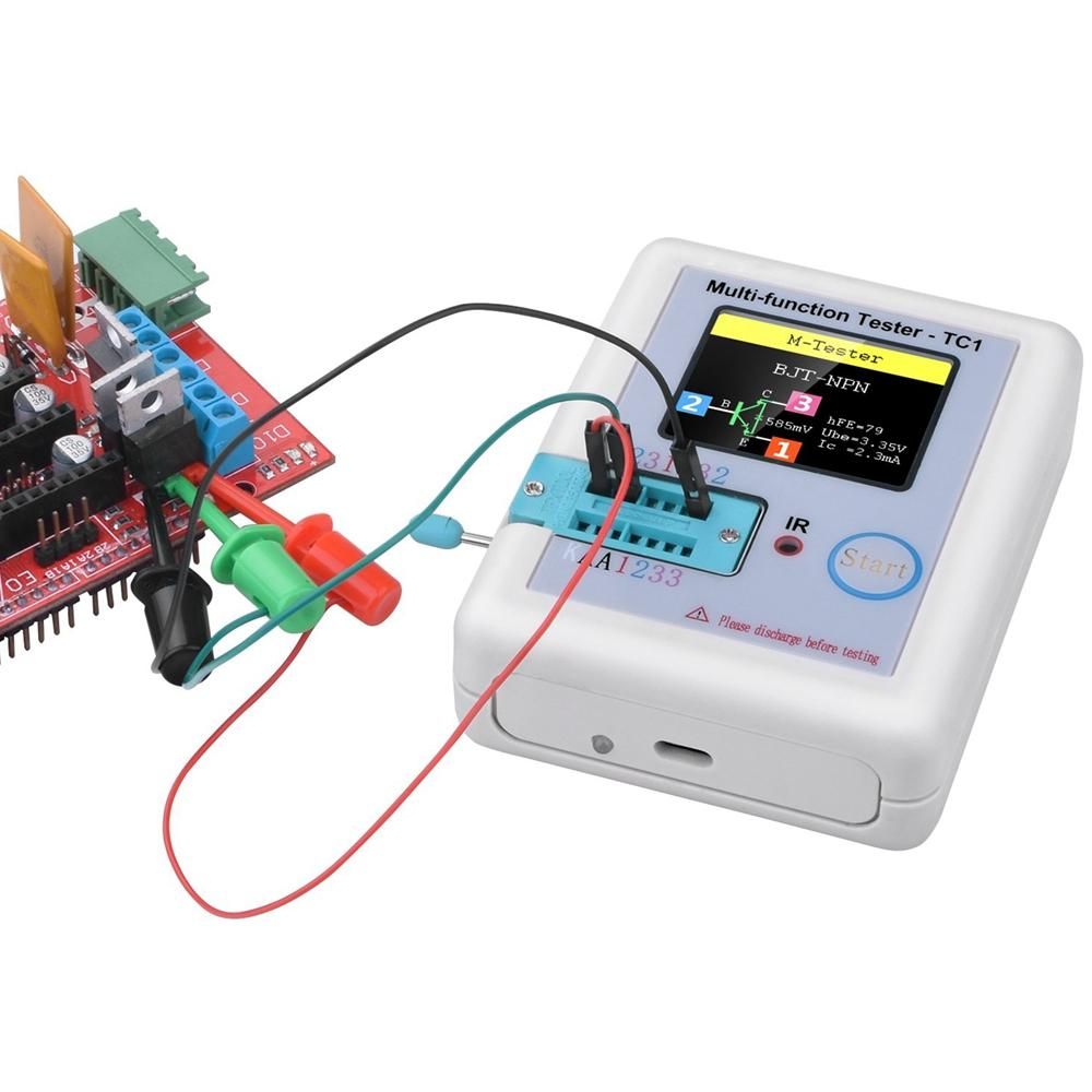 1.8 Inch 160X128 Colorful Display Multi-Functional TFT Backlight Transistor LCR-TC1 Tester for Diode Triode Capacitor