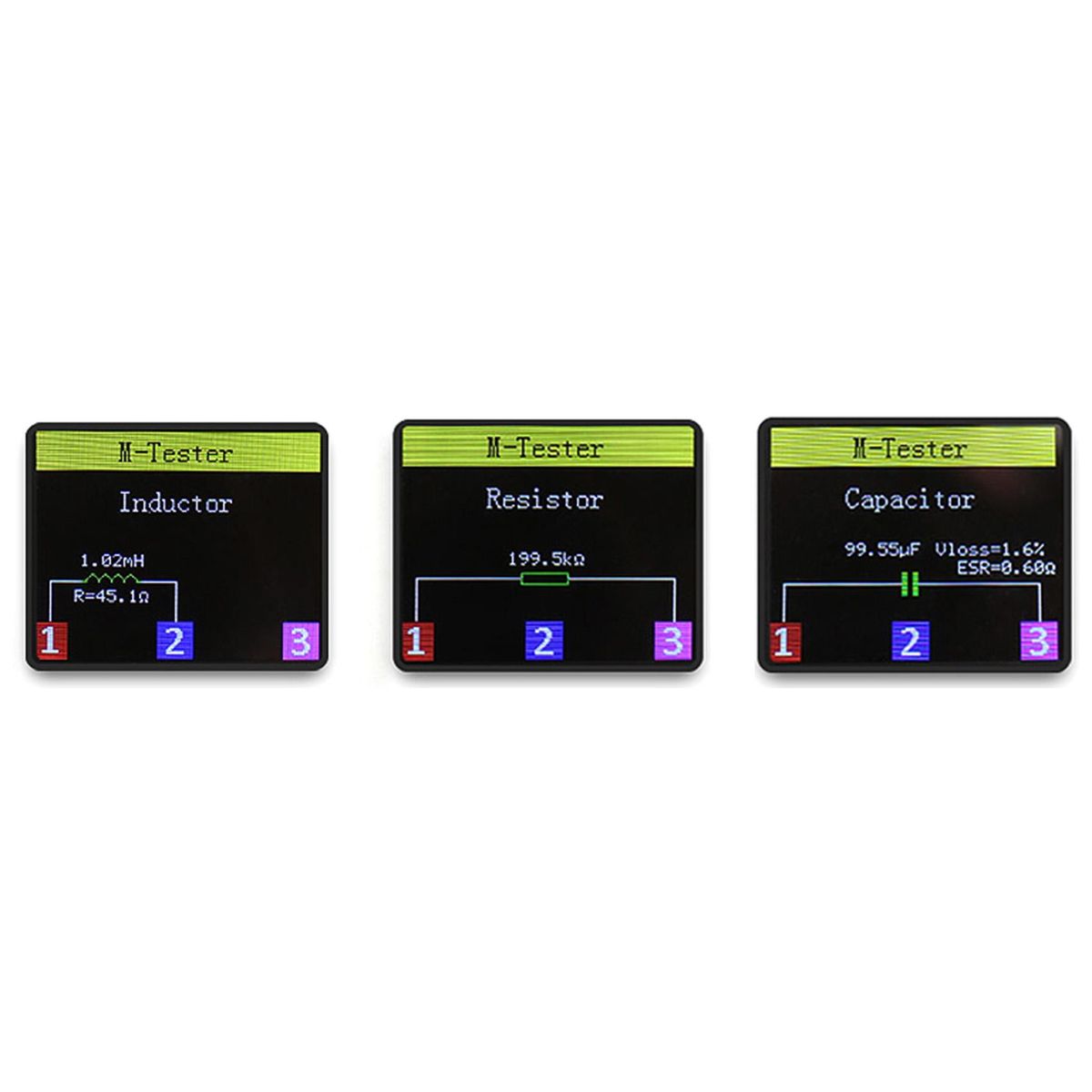 1.8 Inch 160X128 Colorful Display Multi-Functional TFT Backlight Transistor LCR-TC1 Tester for Diode Triode Capacitor