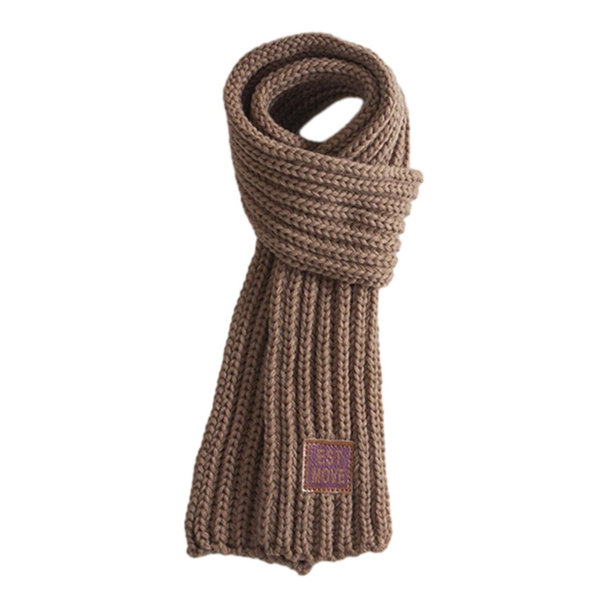 Warm Neck Set Cozykidz Knitted Neck Wrap Soft Warm Winter for Babies Khaki