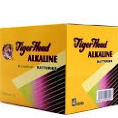 A Pack/12 Cards Of Tiger Head Alkaline R6 AA 1.5v