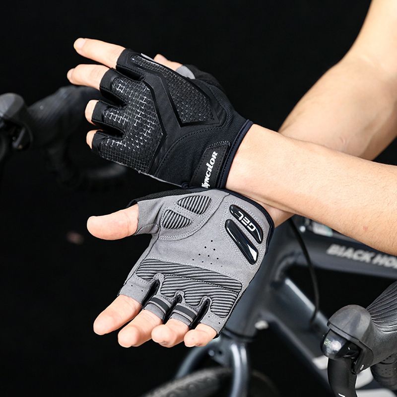 Cycling Gloves,Half-Finger Workout Gloves For Men Women,Bike Gloves
