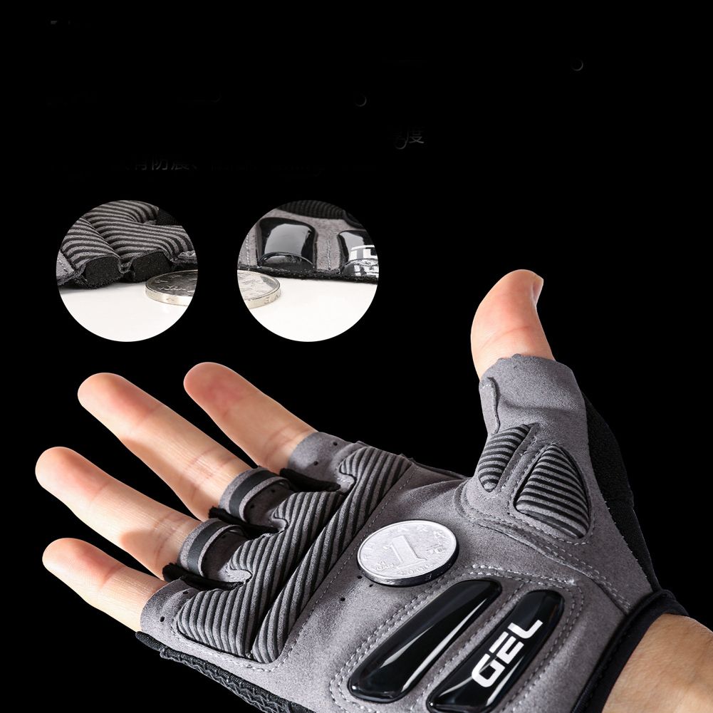 Cycling Gloves,Half-Finger Workout Gloves For Men Women,Bike Gloves