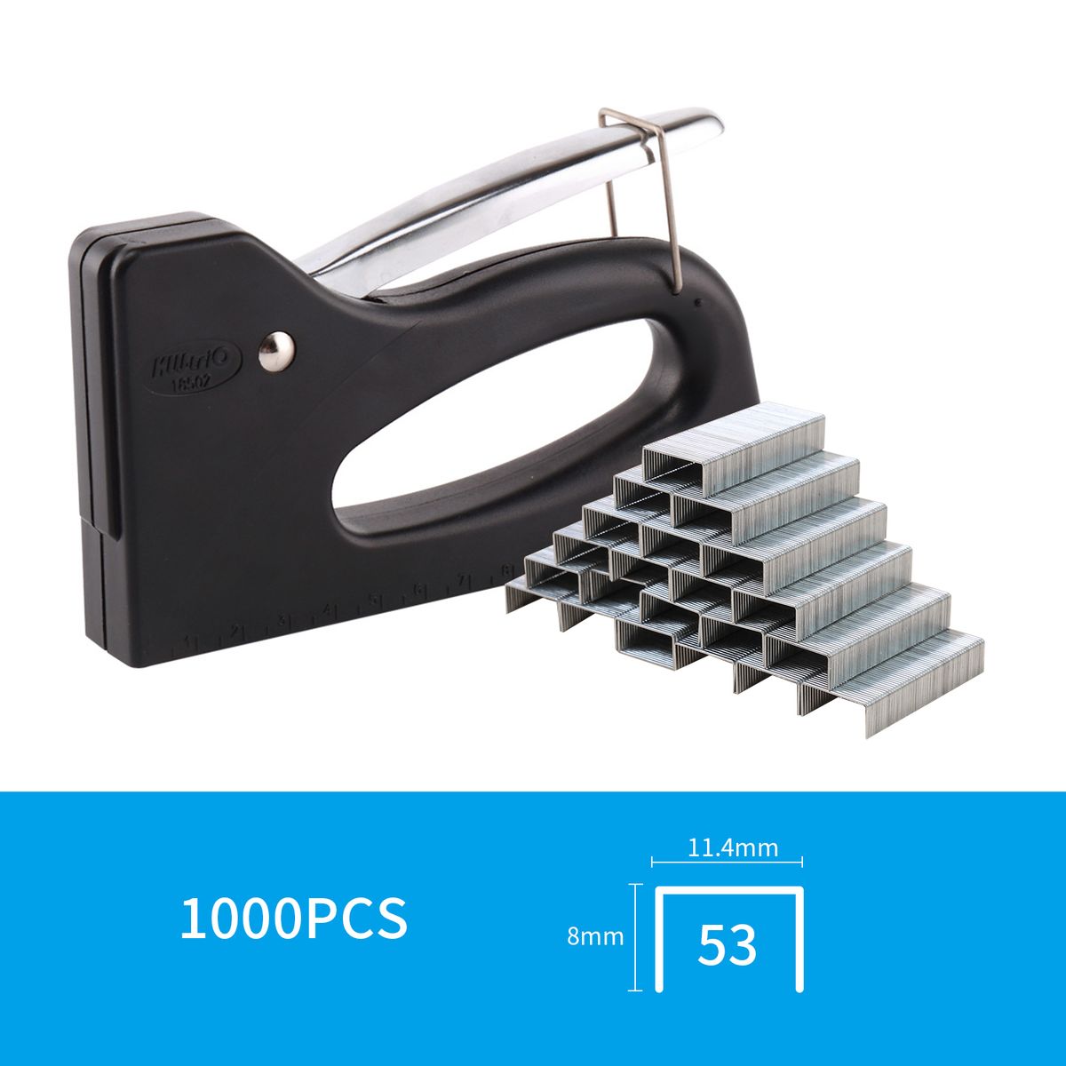 Stapler With 1000Pcs Door-type Staple Hand Operated Staple