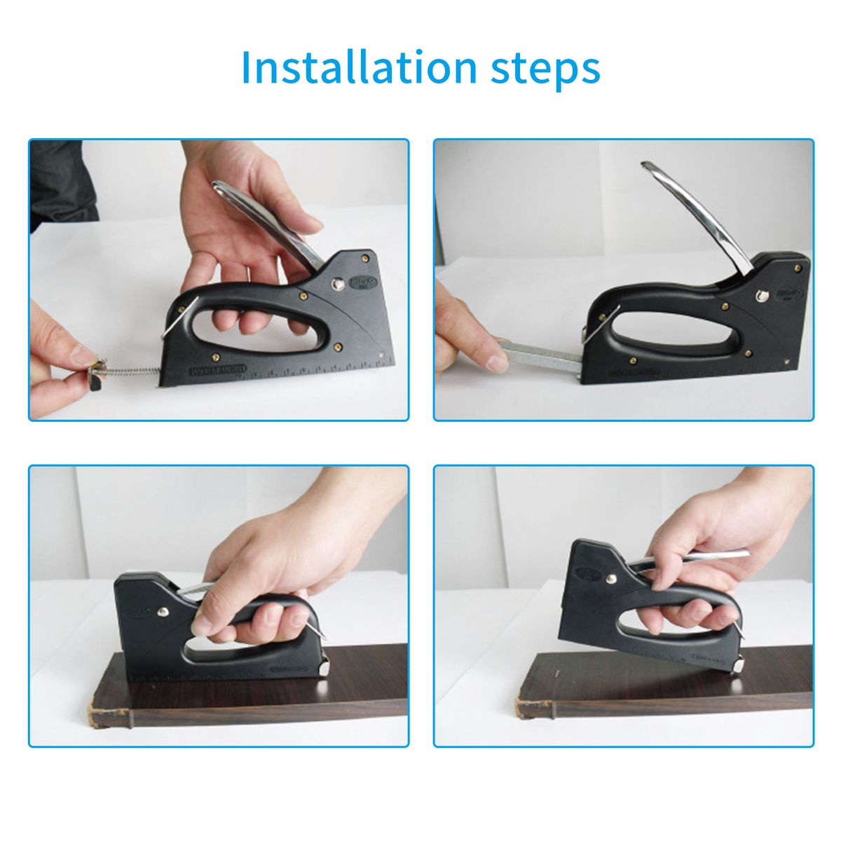 Stapler With 1000Pcs Door-type Staple Hand Operated Staple