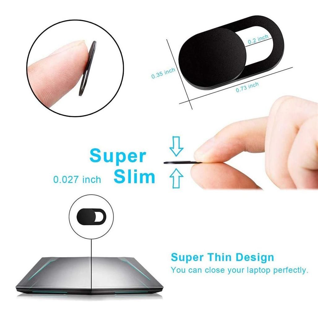 6 Pack Webcam Cover Slide Privacy Protection Ultra Thin Laptop Camera Cover For Computer MacBook Pro Smartphone