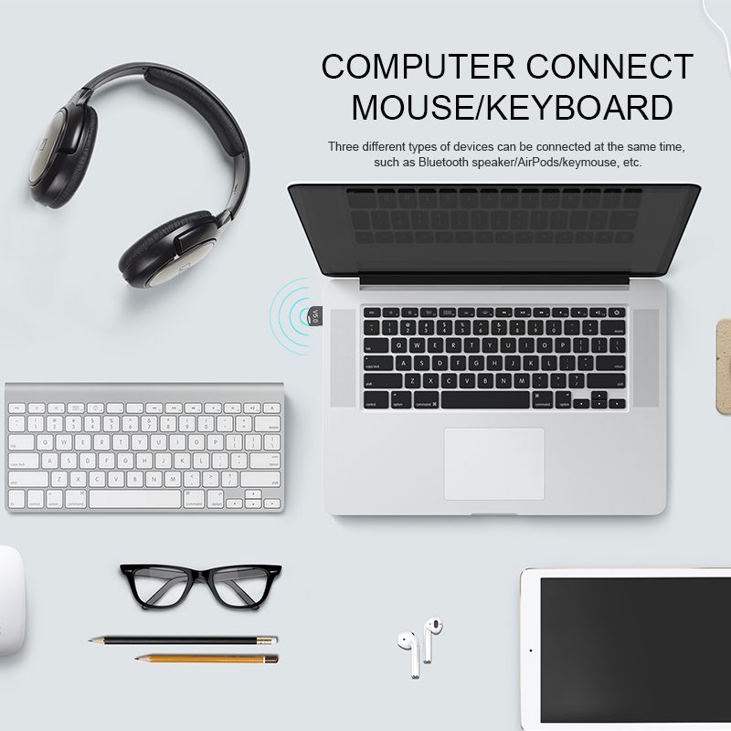 Bluetooth Adapter USB Dongle For Computer PC Wireless USB
