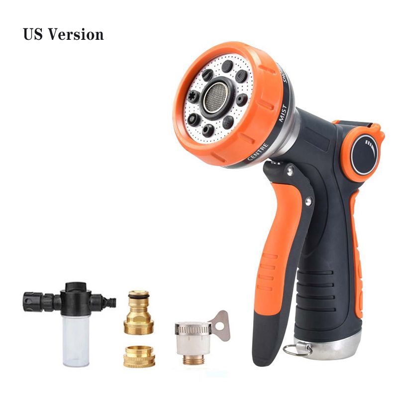 High-Pressure Water Spray Gun Car Washer Hose Spray Bottle Garden Watering Sprinkler Sprinkler