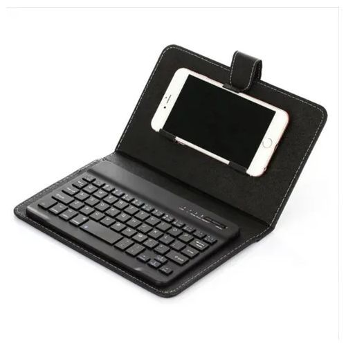 Wireless Bluetooth Keyboard Flip Holster Case - Black