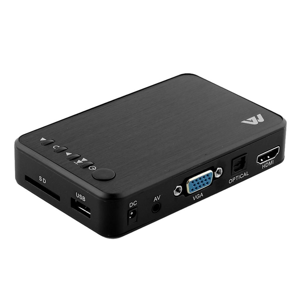 1080P Full HD Multimedia USB Media Player H6w HDMI AV SD/MMC MKV RM