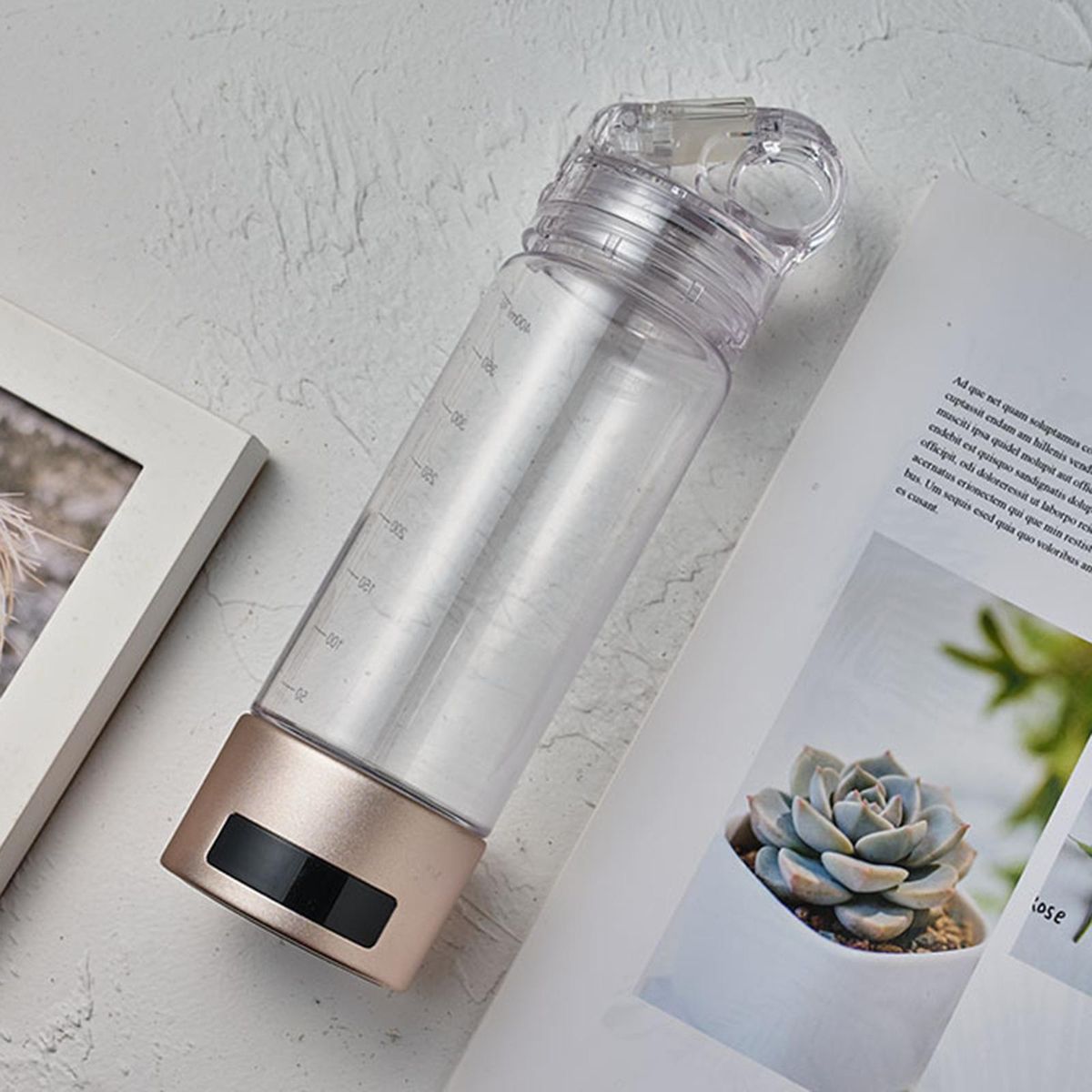 Hydrogen Water Bottle 400ml Electrolysis Hydrogen Rich Water Maker