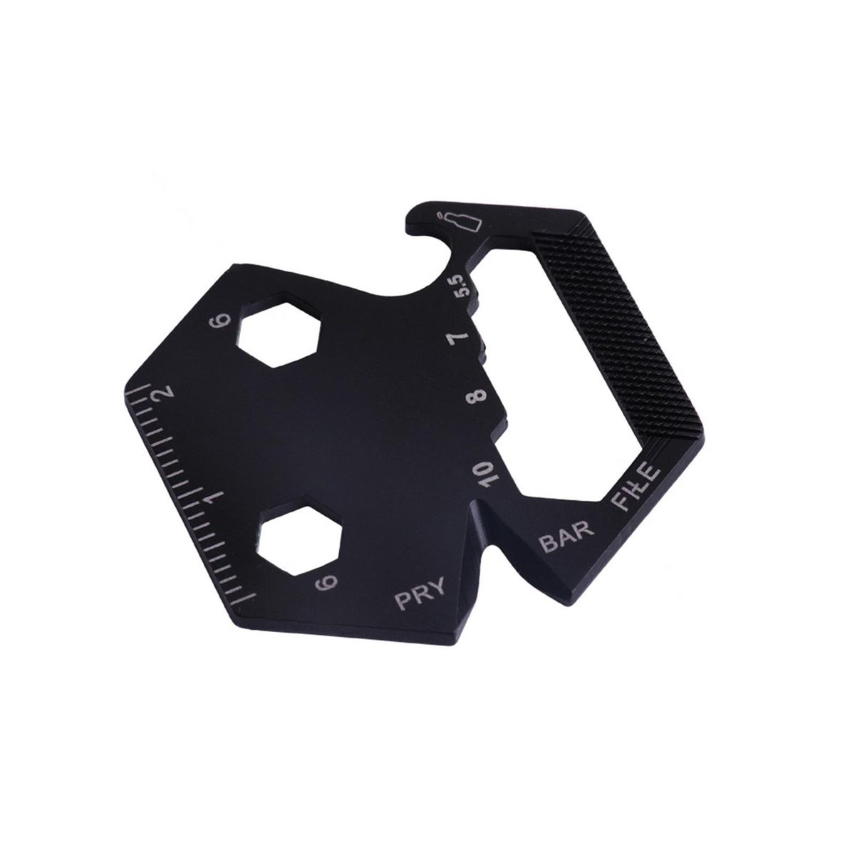 Mini Multitool Keychain Ruler Precision Screwdriver Pocket