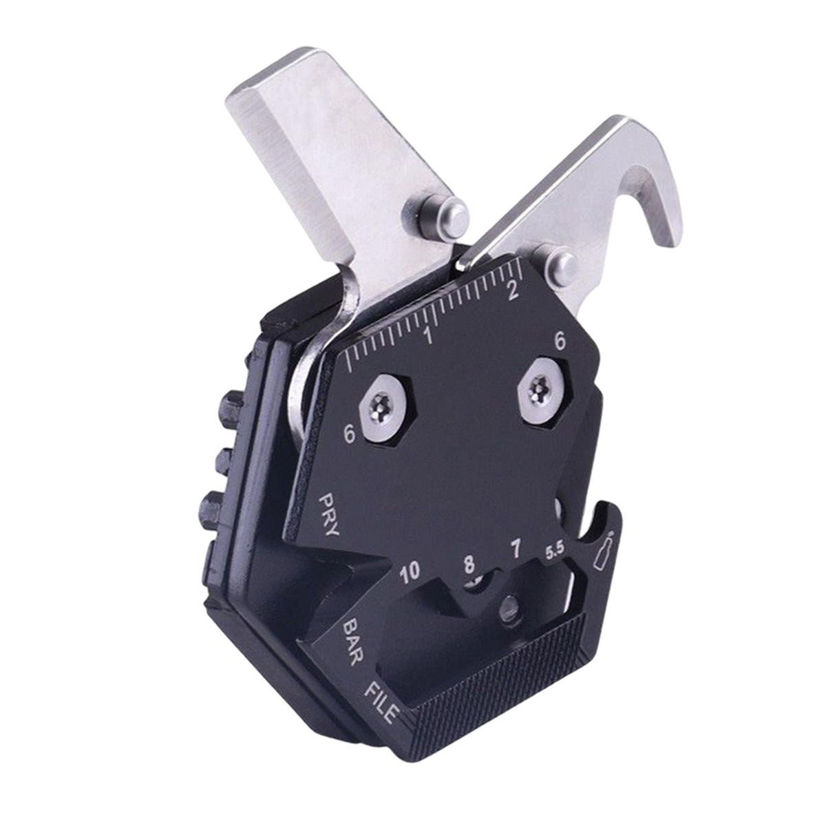 Mini Multitool Keychain Ruler Precision Screwdriver Pocket