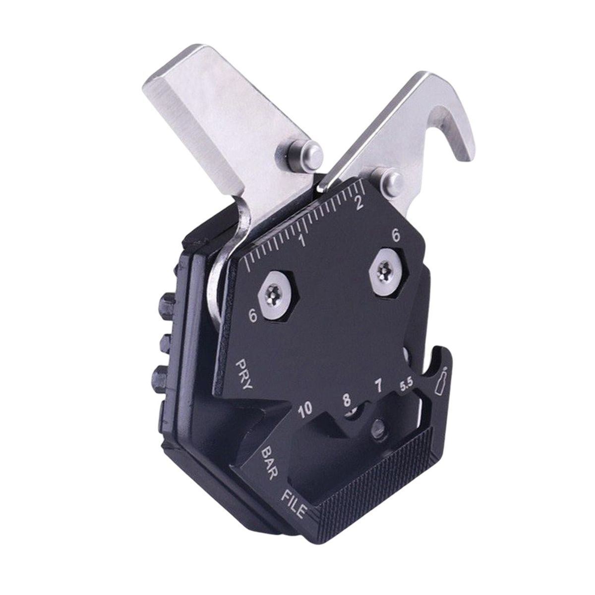 Mini Multitool Keychain Ruler Precision Screwdriver Pocket