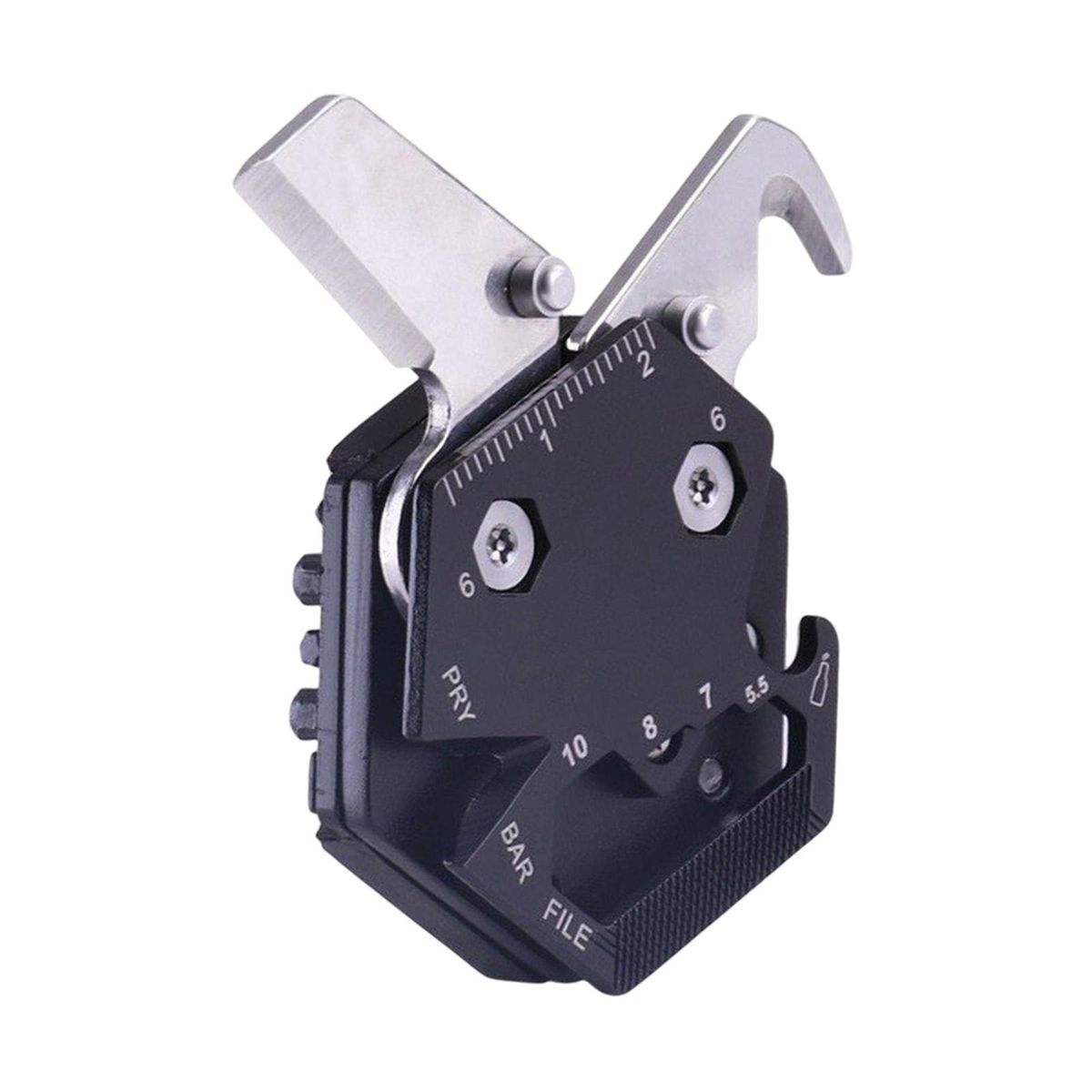 Mini Multitool Keychain Ruler Precision Screwdriver Pocket