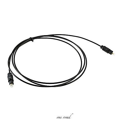 1.5 Digital Optical Audio Cable Black Tv Power Amplifier Soft