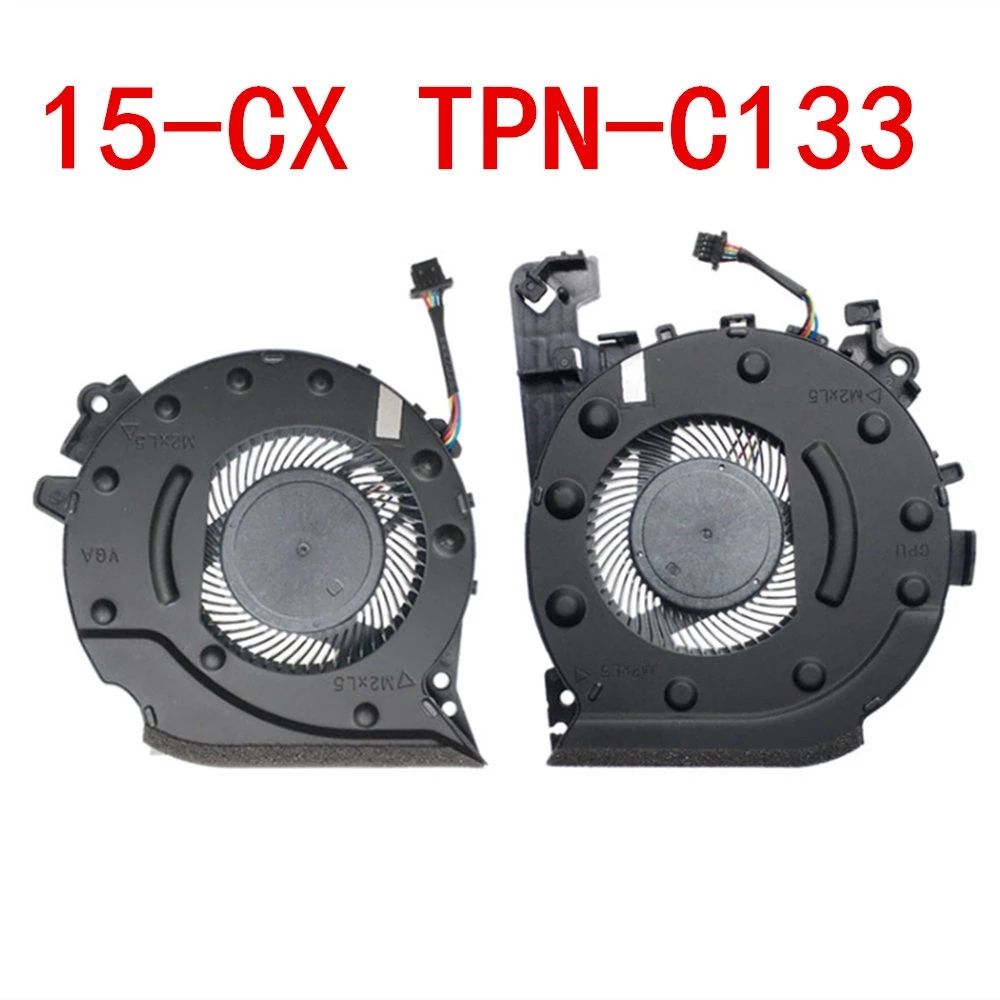 Laptop CPU GPU Cooling Fan Cooler Notebook PC For HP Pac Gaming 4 Green Blade Pavilion 15-CX 15-cx0060TX TPN-C133