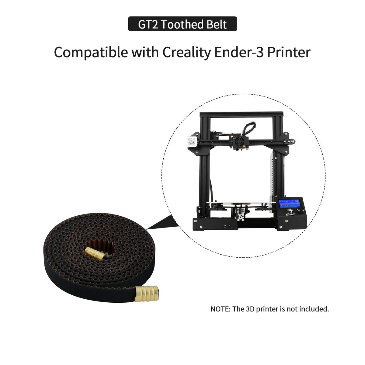 Synchronous Belt Timing Belt GT2 Toothed Belt 3D Printer