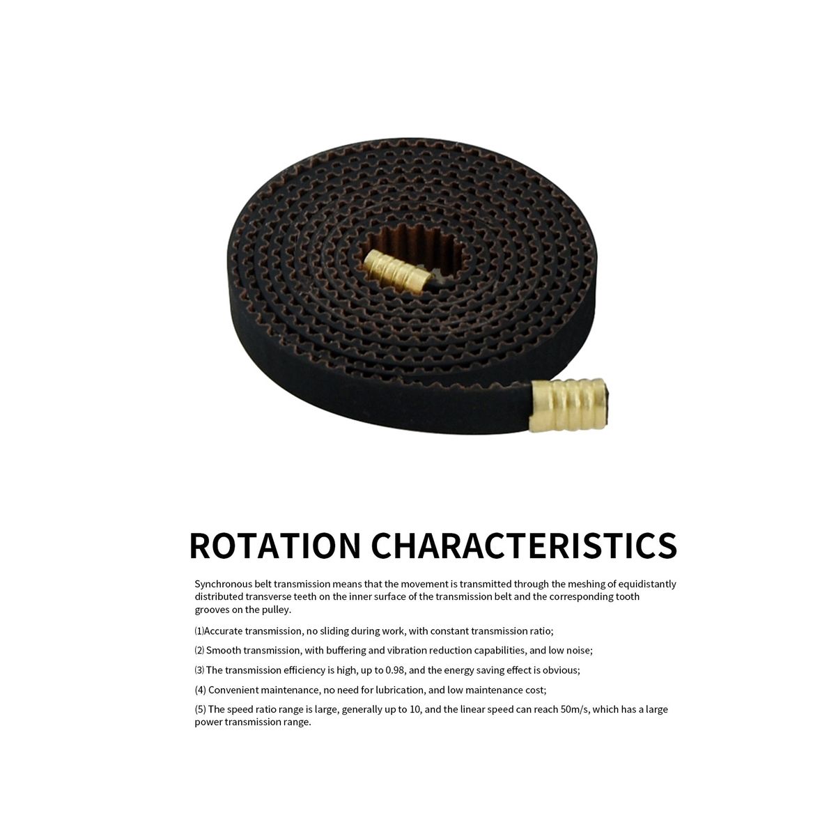 Synchronous Belt Timing Belt GT2 Toothed Belt 3D Printer