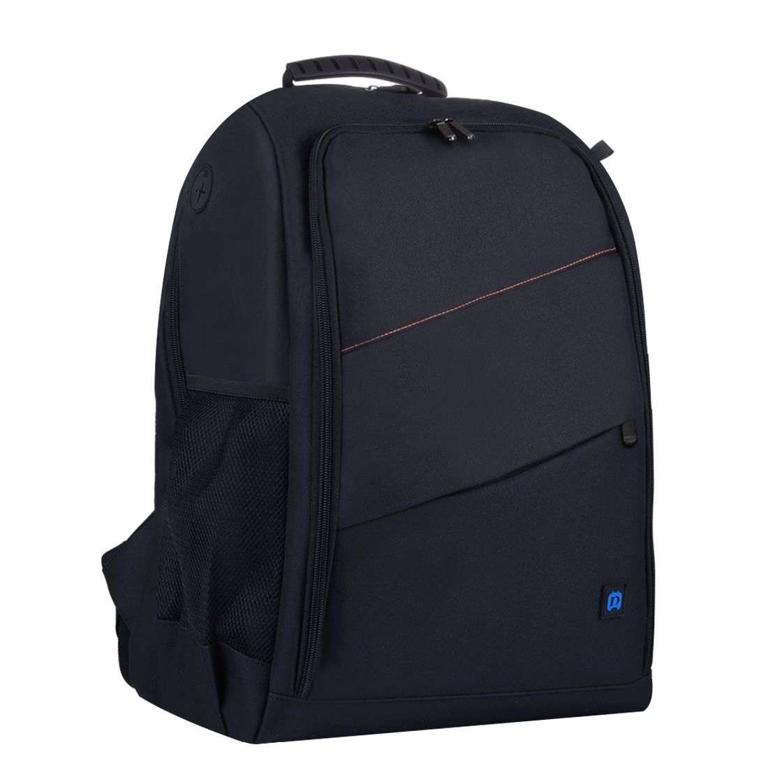 PULUZ Outdoor Portable Waterproof Scratch-proof Dual Shoulders Backpack Camera Bag, Upgrade Version(Black)