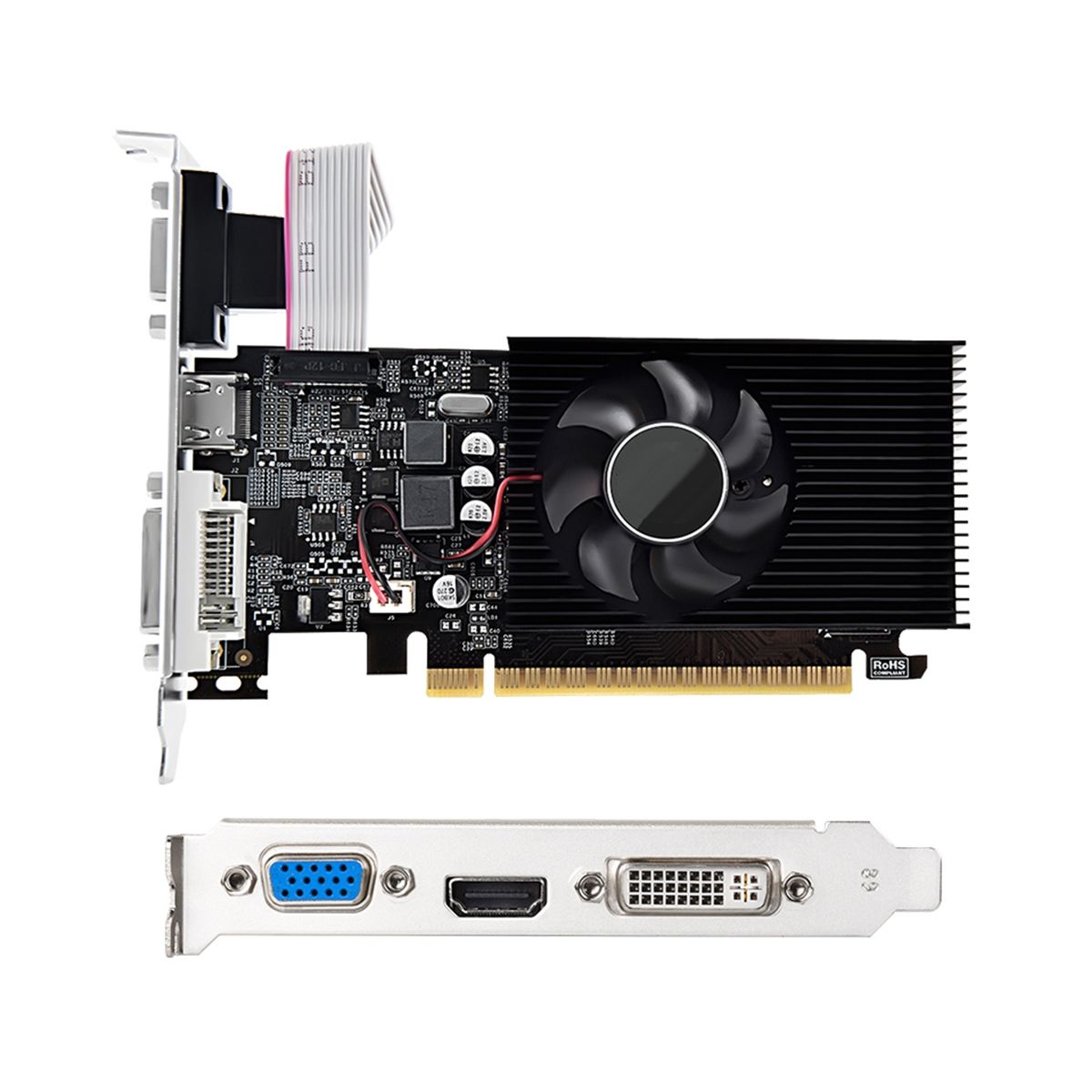 GT730 4G DDR3 128 Bit Graphics Card 700MHZ PCIE 2.0 16X VGA+DVI+ HDMI