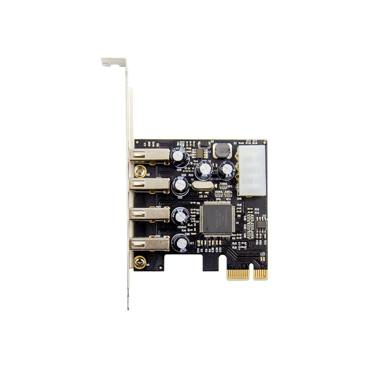 PCI-E to 4 Ports USB 2.0 Converter Card PCIE USB2.0 Adapter