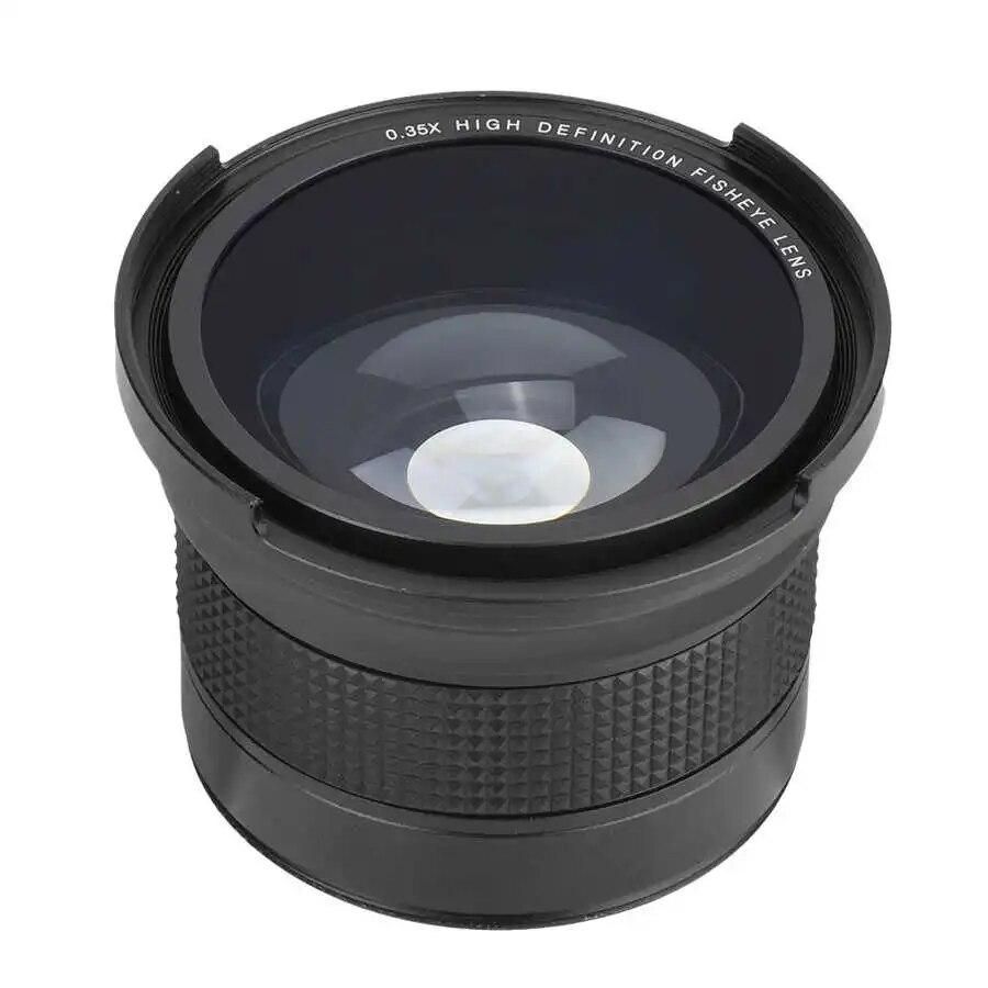 58mm 0.35X Fish Eye Super Wide Angle Fisheye Lens for Canon Nikon Sony DSLR Camera Fisheye Camera Lens Wide Angle Macro Lenses